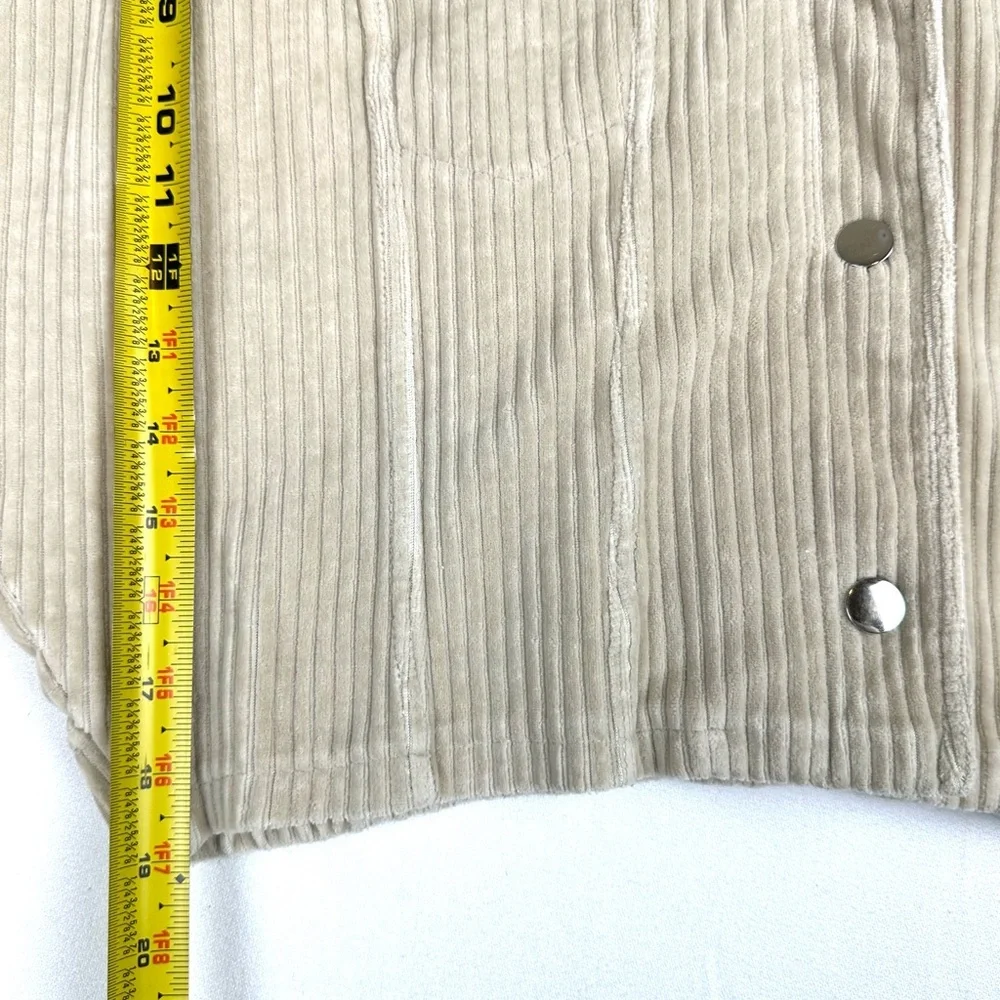 Mono B Corduroy Cropped Jacket Oversized - Picture 8 of 9